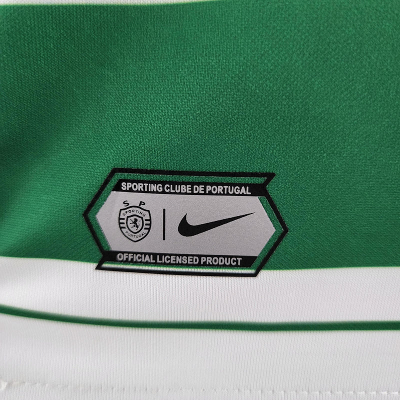 Camisa Sporting Lisboa Home Nike - Versão Torcedor 22/23 Verde e Branca