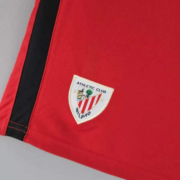 Shorts Athletic Bilbao New Balance Home 2022/23 Vermelho