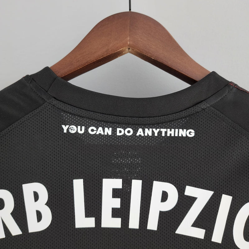 Camisa RB Leipzig Nike - Versão Torcedor 22/23 Preta e Vermelho