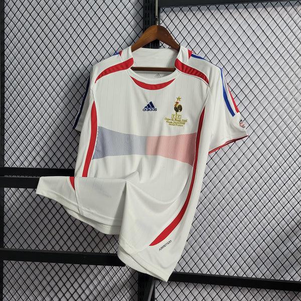 Camisa Retrô França I Titular Adidas 2006 - Reserva