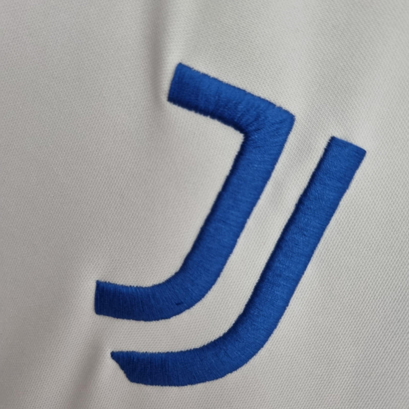 Camisa Juventus Treino Adidas - Versão Torcedor Branco e Azul