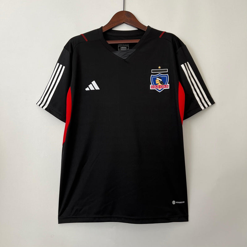 Camisa Colo Colo Treino Adidas - Versão Torcedor 23/24 Preta