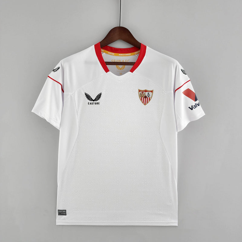 Camisa Sevilla Home Castore - VERSÃO TORCEDOR 22/23 Branca