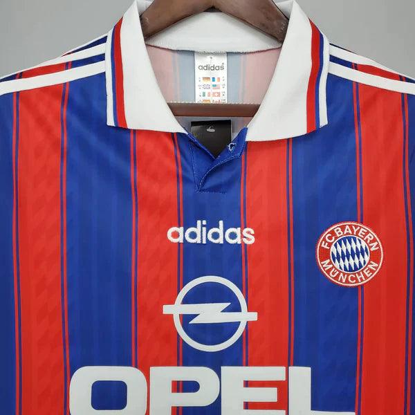 camisa-bayern-de-munique-retro-retrô-titular-home-1-bundesliga-1995-1997