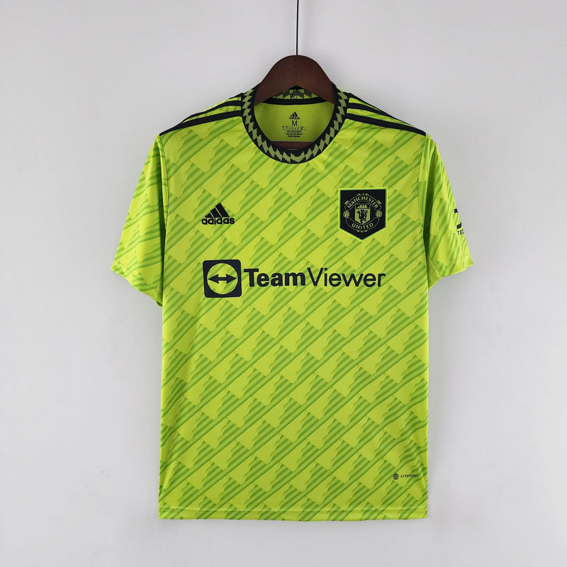 camisa-manchester-united-III-third-verde-22-23-gola-detalhada-teamviewer-terceiro-adidas