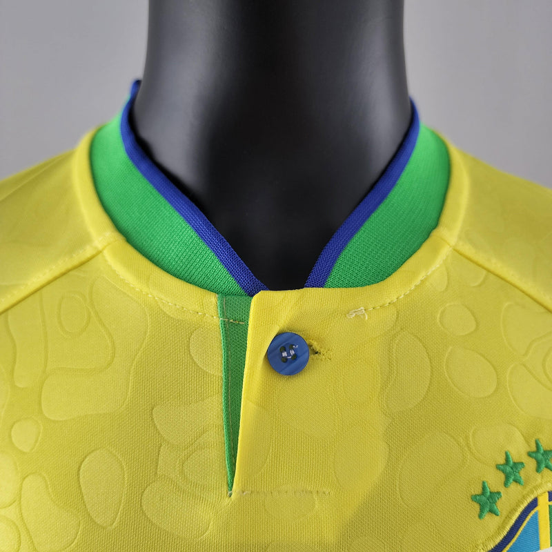 Kit Infantil Futebol Brasil Copa do Mundo 2022