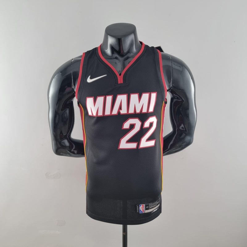 Camisa Regata de Basquete Miami Heat Preta