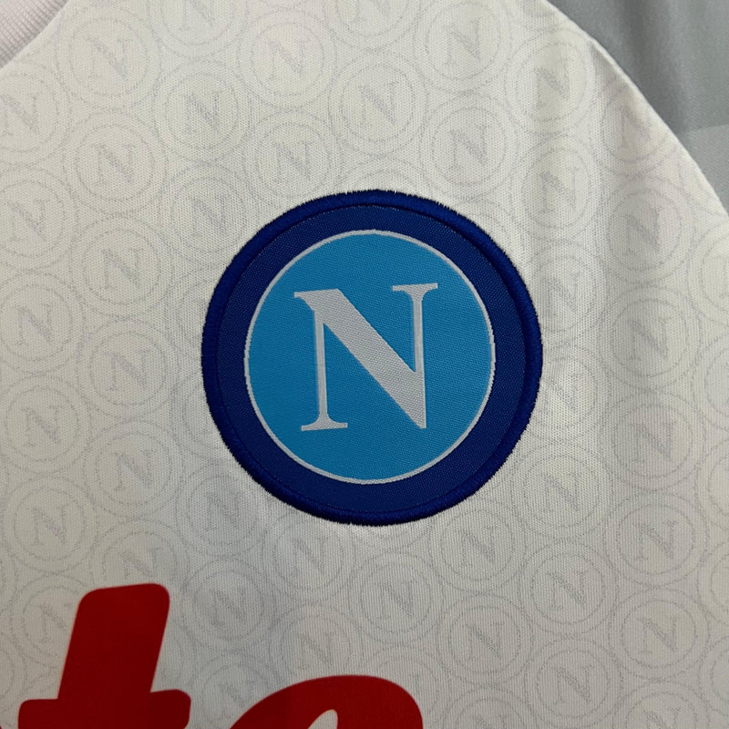 Camisa Napoli 23/24 - Branca Versão Torcedor EA7