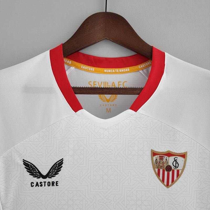 Camisa Sevilla Home Castore - VERSÃO TORCEDOR 22/23 Branca