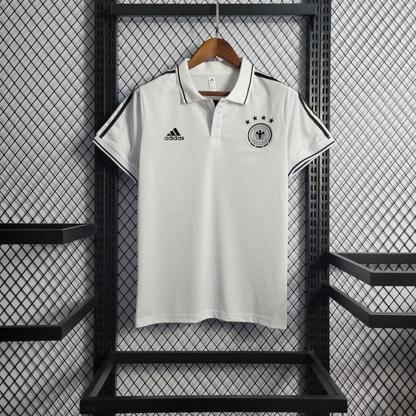 Camisa Polo Alemanha Adidas 2022/23 Branco