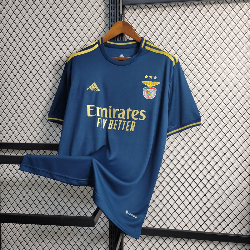 camisa-benfica-treino-torcedor-di-maria-23-24-treino-dourado-azul