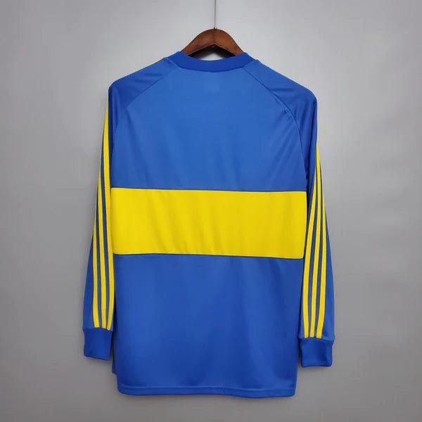 Camisa Retrô Manga Longa Boca Juniors Home 1981