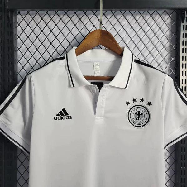 Camisa Polo Alemanha Adidas 2022/23 Branco