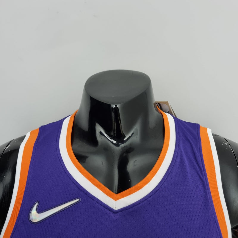 Camisa de Basquete Pheolnix Suns - Roxo Laranja 75° Anos Diamond Versão Torcedor