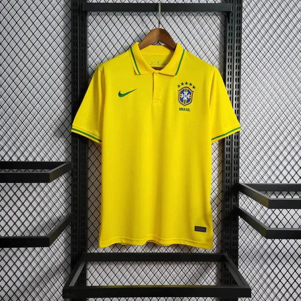 Camisa Polo Brasil Nike 2022/23 (3 Cores Disponíveis)