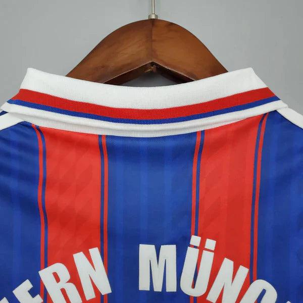 camisa-bayern-de-munique-retro-retrô-titular-home-1-bundesliga-1995-1997