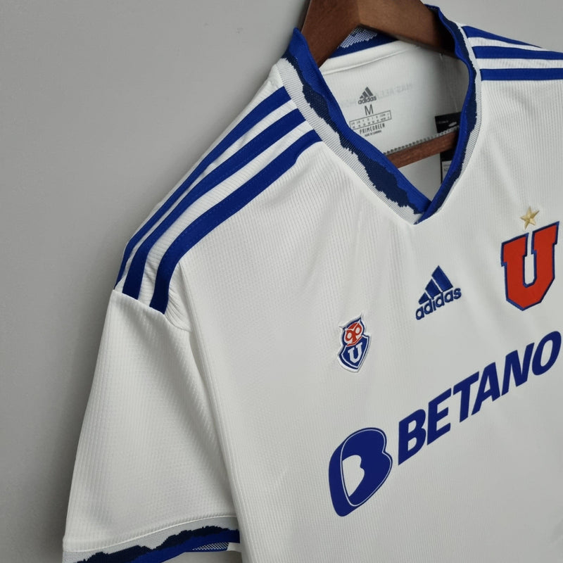 Camisa Universidade Do Chile Away - Versão Torcedor 22/23 Branca e Azul