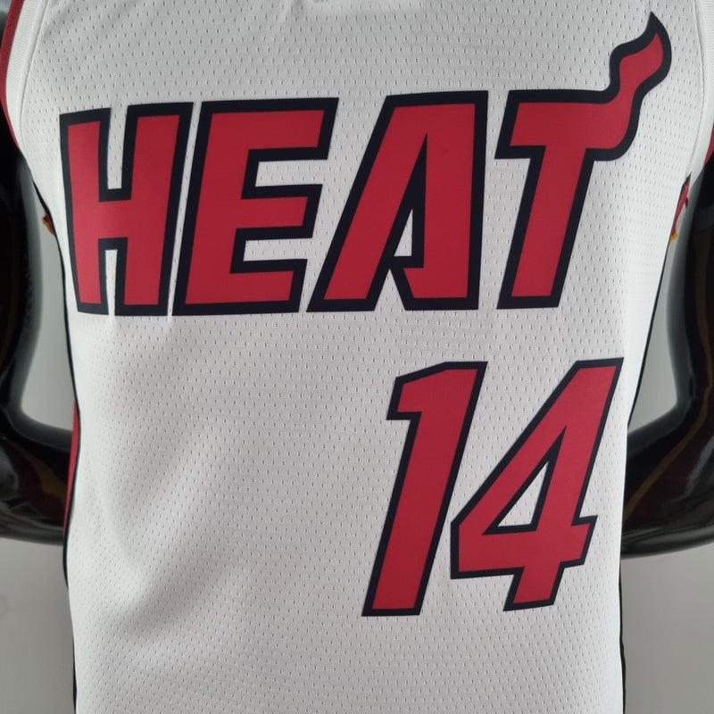 camisa-regata-de-basquete-miami-heat-branco-vermelho-preto-butler-adebayo-herro-14-17-versão-torcedor-22