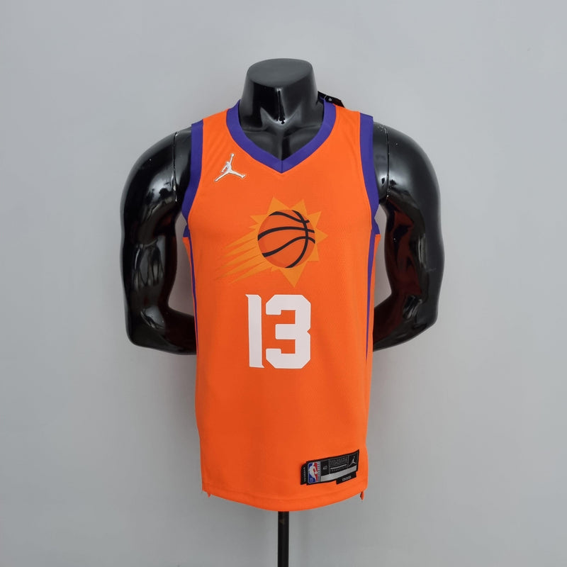 Camisa Regata De Basquete Pheolnix Suns - Versão Torcedor 75° Anos Nba