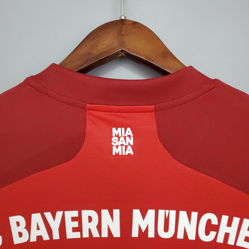 Camisa Bayern de Munich Adidas - Versão Torcedor 21/22 Vermelha e Branco