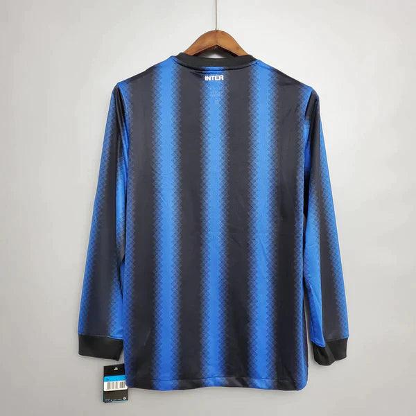 camisa-inter-de-milão-I-titular-home-manga-longa-azul-preto-gola-polo-listrada-adriano-imperador-zanetyi-milito-cambiasso-2010-maicon-julio-cesar-eto'o