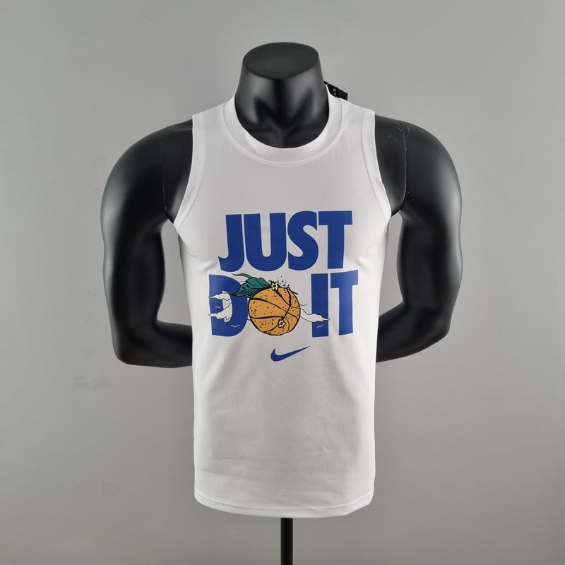 Camiseta Nike Regata Branca Just Do IT