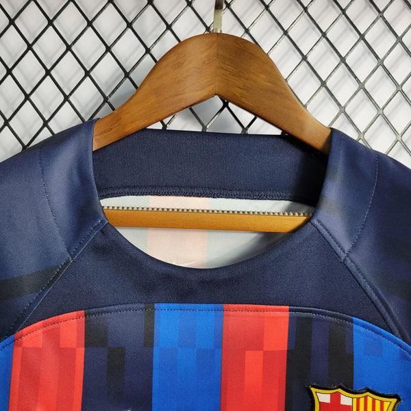 Camisa Feminina Nike +  Barcelona Home 2022/23 Spotify