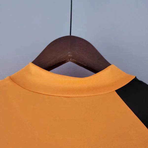 camisa-roma-retrô-2005-2006-laranja-preto-vermelho-bordado