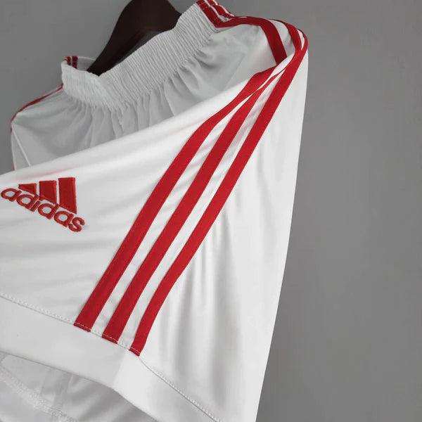 Shorts Manchester United Adidas 2022/23 Branco e Vermelho