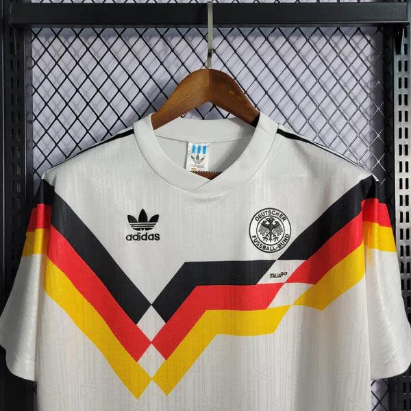 Camisa Retrô Alemanha I Titular - Adidas Home 1990