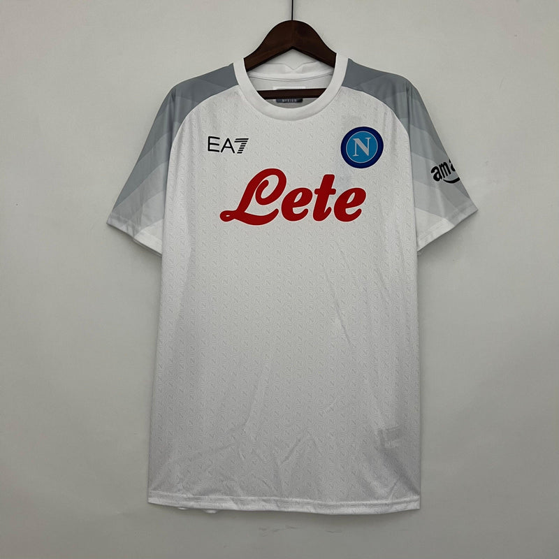 Camisa Napoli 23/24 - Branca Versão Torcedor EA7