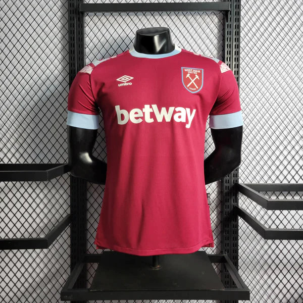 Camisa Umbro West Ham Versão Jogador Home 2022/23 Bordô