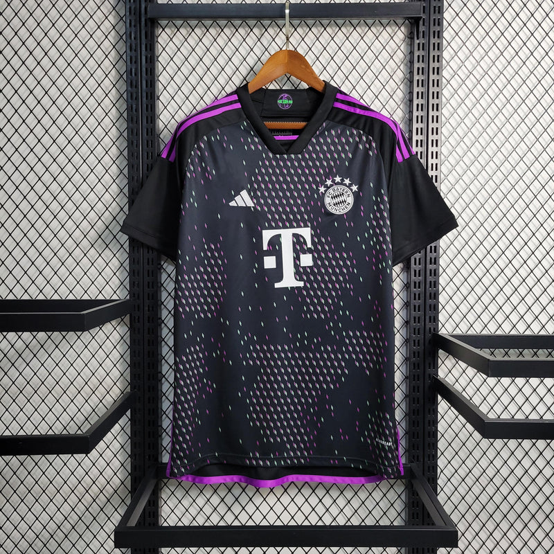 camisa-bayern-de-munique-away-adidas-torcedor-23-24-camisa-munich-preta-roxa