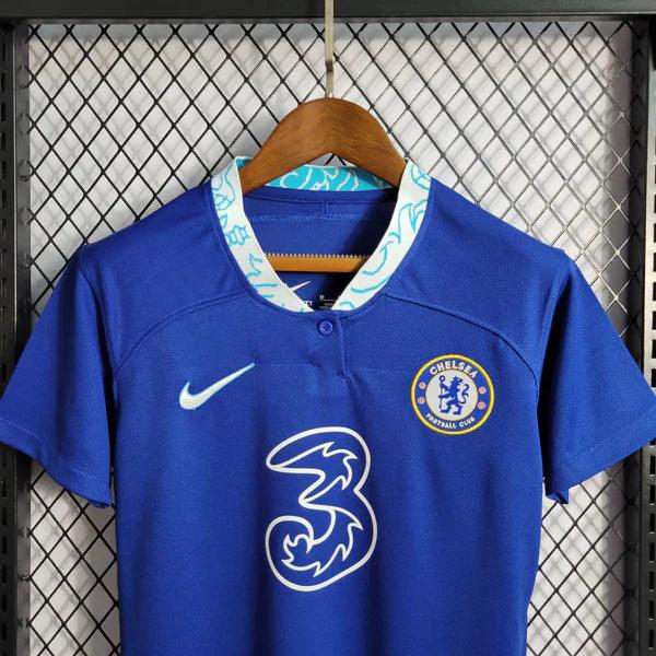 Camisa Chelsea I Feminina Nike 2022/23 Azul