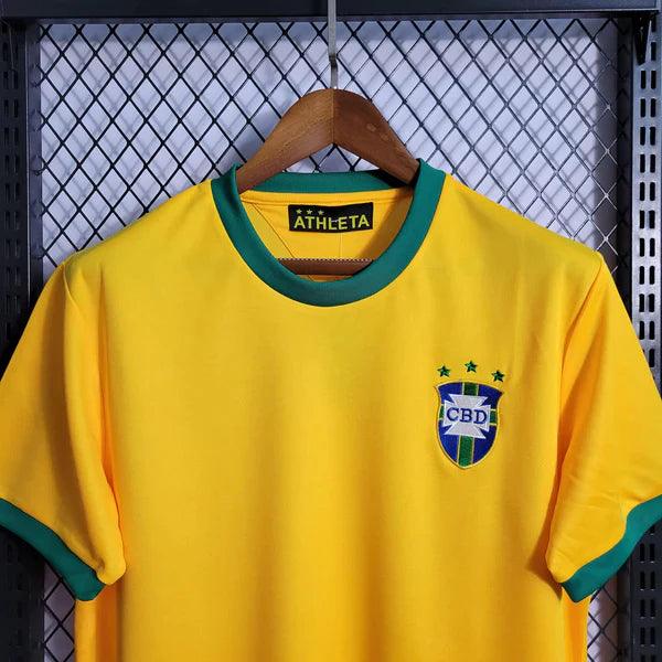 camisa-seleção-brasileira-retro-retrô-1970-esquadrão-amarelo-verde-athleta-brasil-mané-garrincha