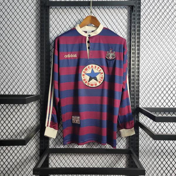 Camisa Retrô Manga Longa Newcastle II Away 1995/97