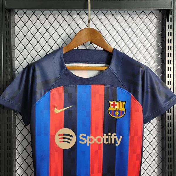 Camisa Feminina Nike +  Barcelona Home 2022/23 Spotify