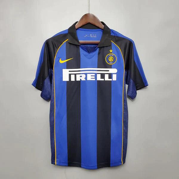 Camisa Inter de Milão Retrô I Titular - Home 2001/02