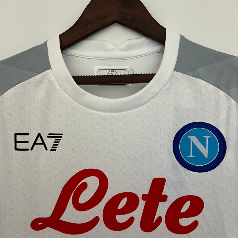 Camisa Napoli 23/24 - Branca Versão Torcedor EA7