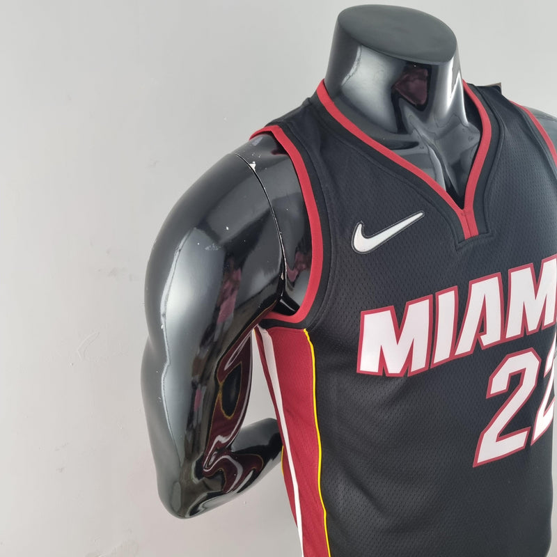 Camisa Regata de Basquete Miami Heat Preta