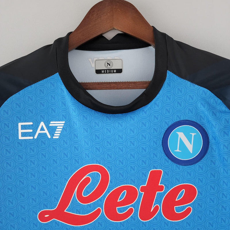 Camisa Napoli Home EA7 - Versão Torcedor 22/23 Azul