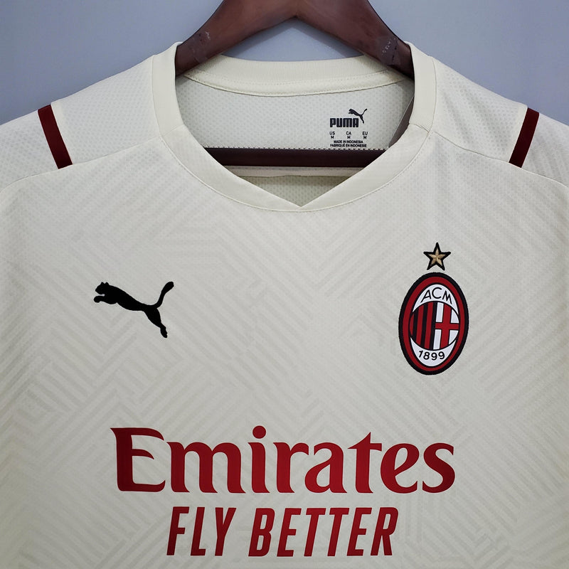 Camisa Milan Away Puma - Versão Torcedor Bege 21/22