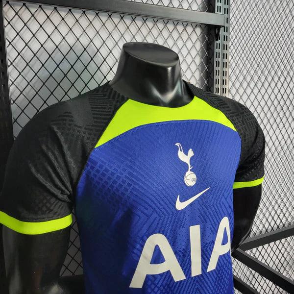 camisa-tottenham-versão-jogador-azul-reserva-visitante-22-23-player