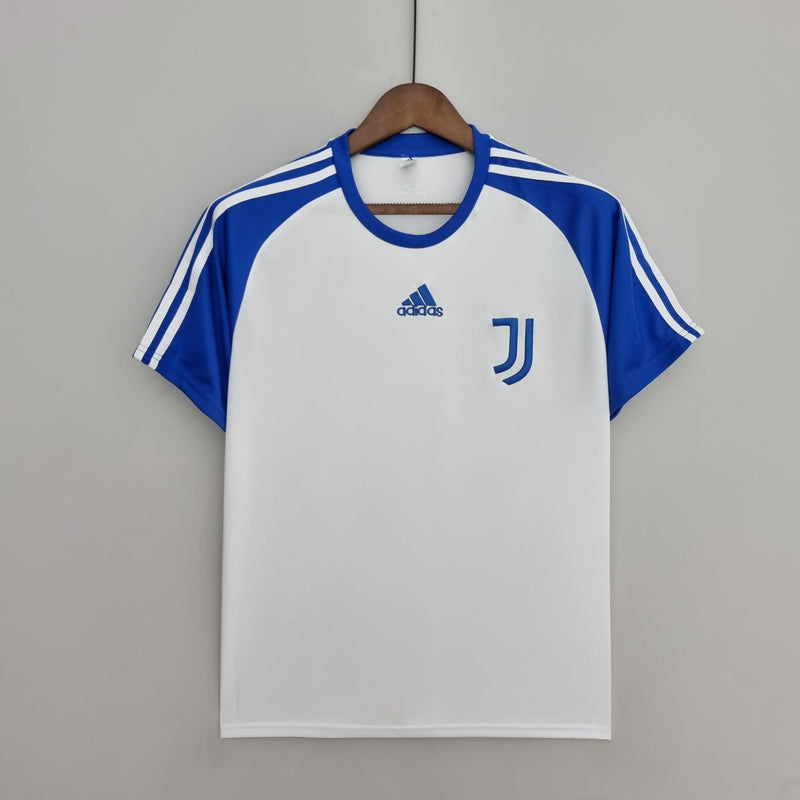 Camisa Juventus Treino Adidas - Versão Torcedor Branco e Azul