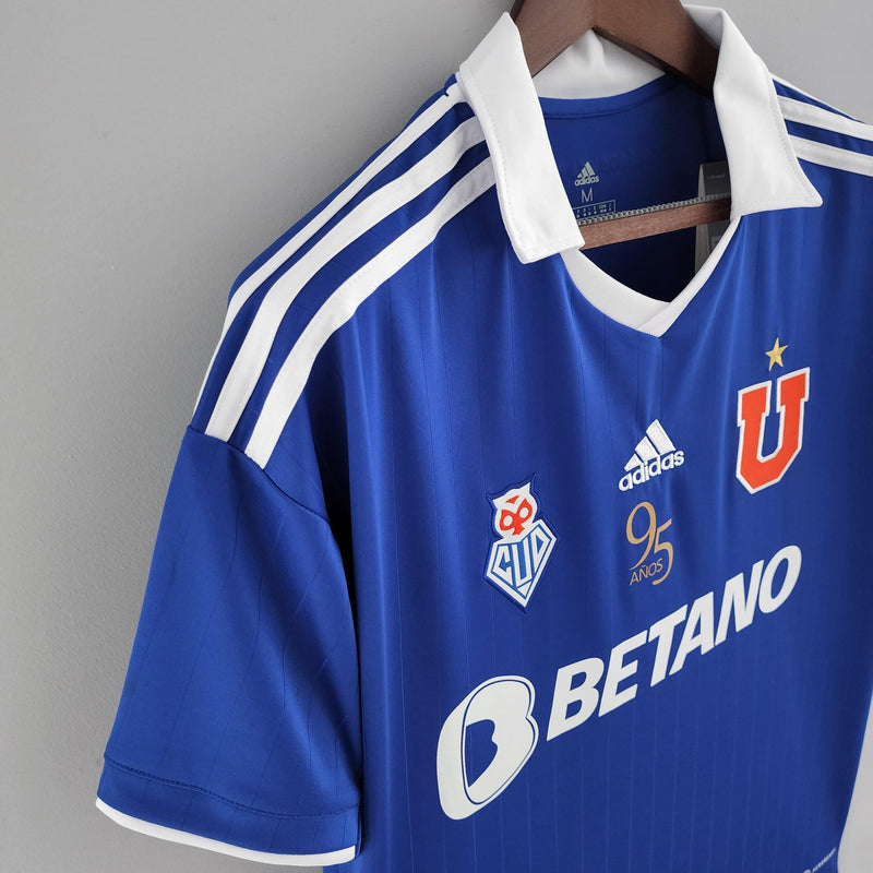 Camiseta Versão Torcedor Universidade do Chile 22/23 Aniversario 95 Anos