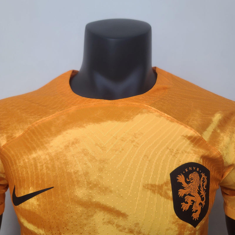 Camiseta Versão Jogador Seleçao Holanda Copa Do Mundo