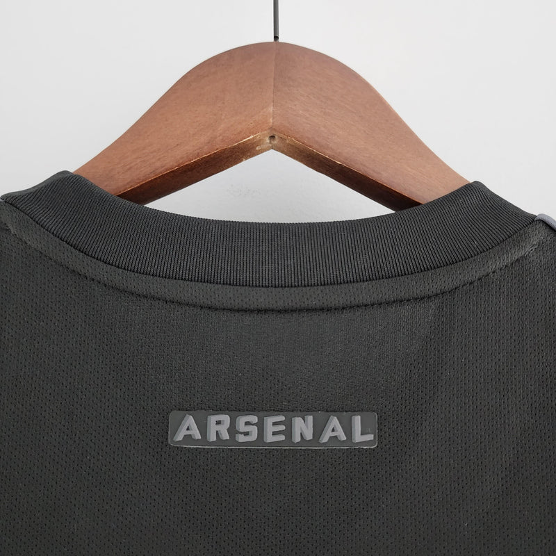 camisa-arsenal-reserva-ii-bordado-23-24-versão-torcedor-manga-curta-frente-costas