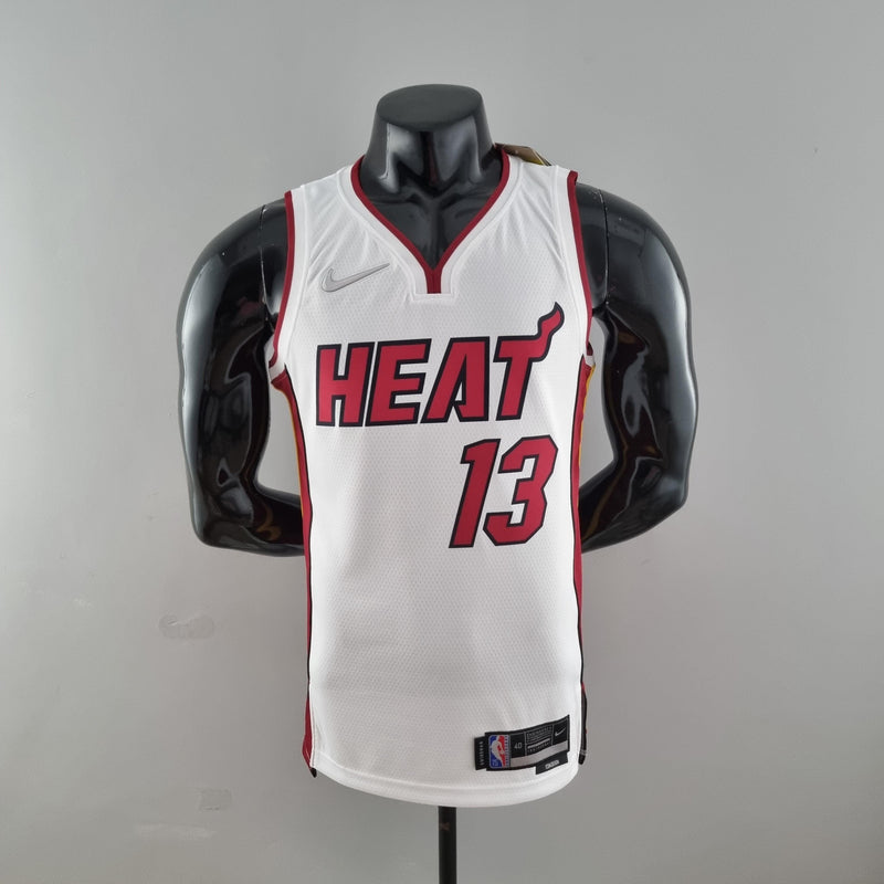 camisa-regata-de-basquete-miami-heat-branco-vermelho-preto-butler-adebayo-herro-14-17-versão-torcedor-22