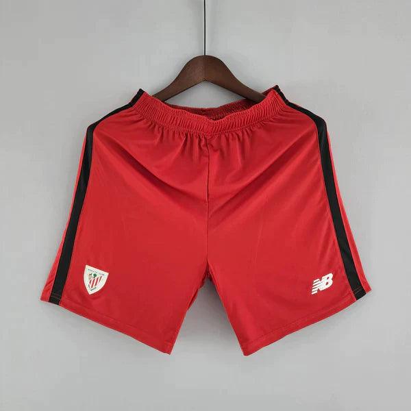 Shorts Athletic Bilbao New Balance Home 2022/23 Vermelho