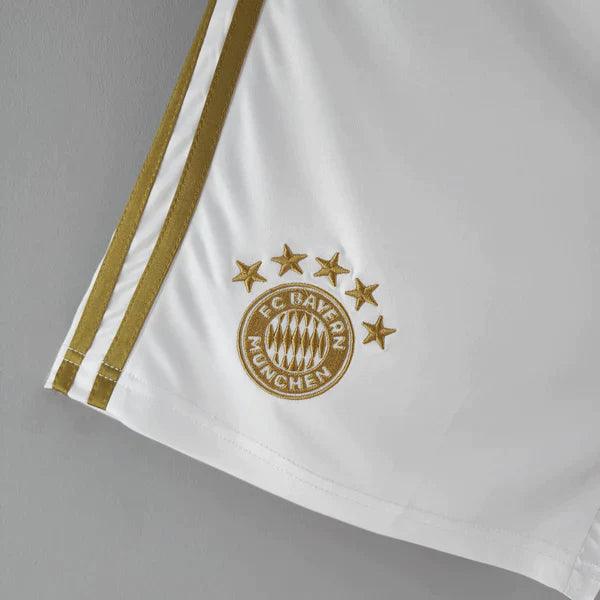 Shorts Bayern de Munique Adidas Away 2022/23 Branco